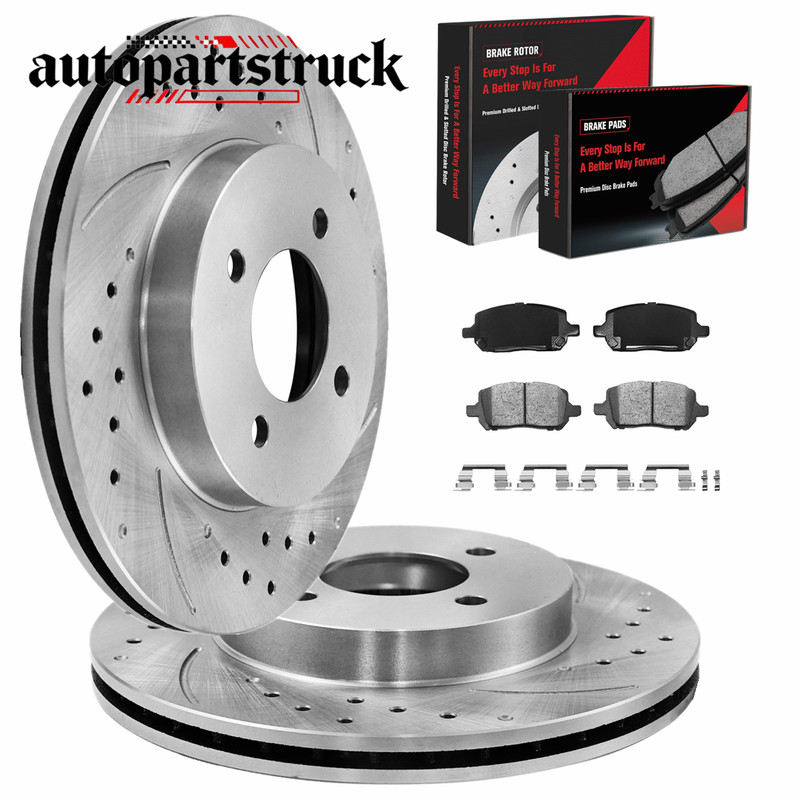 10.08″ Front Rotors Brake Pads for Chevy Cobalt Pontiac Pursuit G5 G4 Saturn Ion