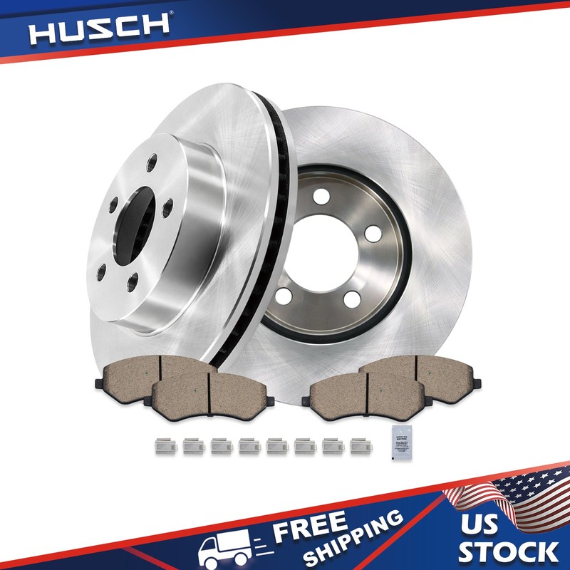 288mm Front Disc Rotors Ceramic Brake Pads For 2002 – 2007 Jeep Liberty