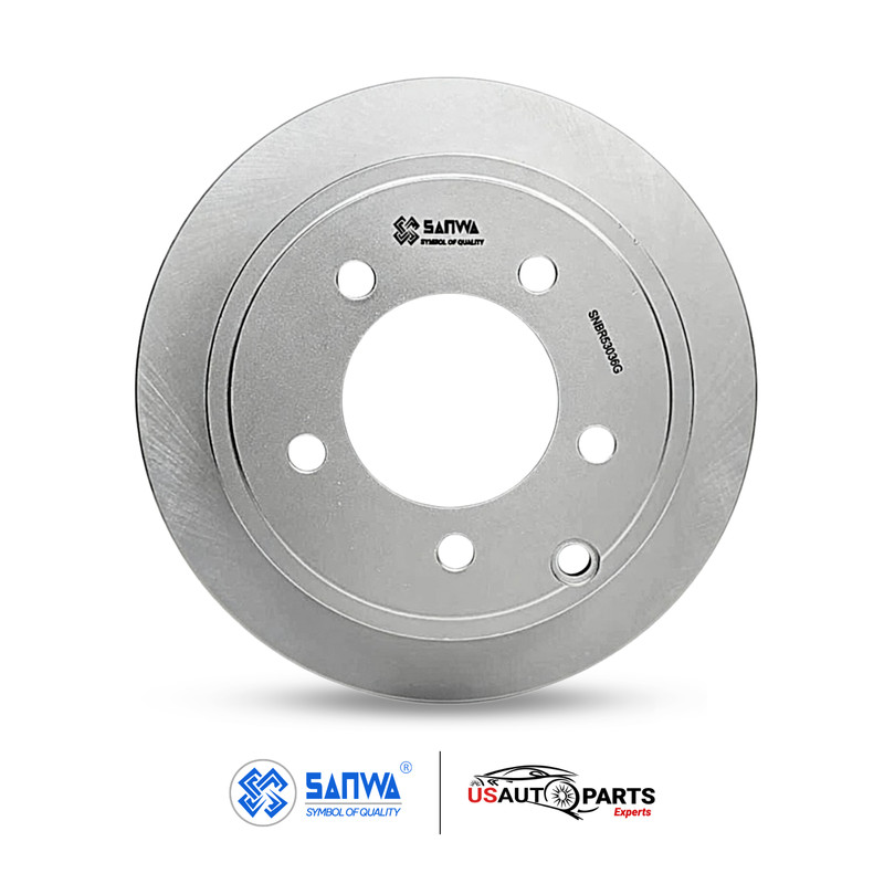 SET OF 2 REAR BRAKE ROTOR SOLID & COATED 262 MM FOR CHRYSLER SEBRING 07-17 2.4L gallery
