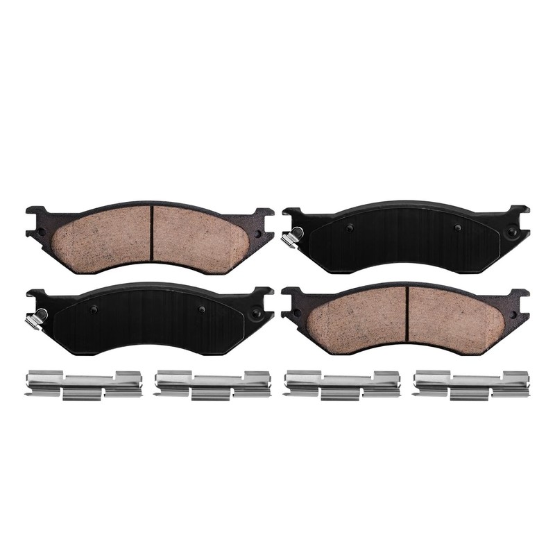 Front Rear DRILLED Rotors Ceramic Brake Pads for 2001 2002 Dodge Ram 2500 3500 gallery