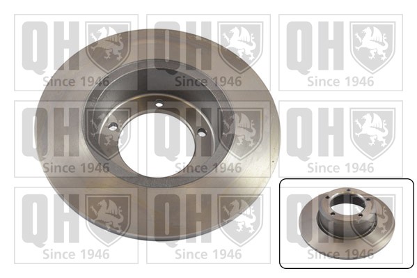 2x Brake Discs Pair Solid fits LAND ROVER 110/127 LDH 2.3 Front 84 to 87 10H Set gallery