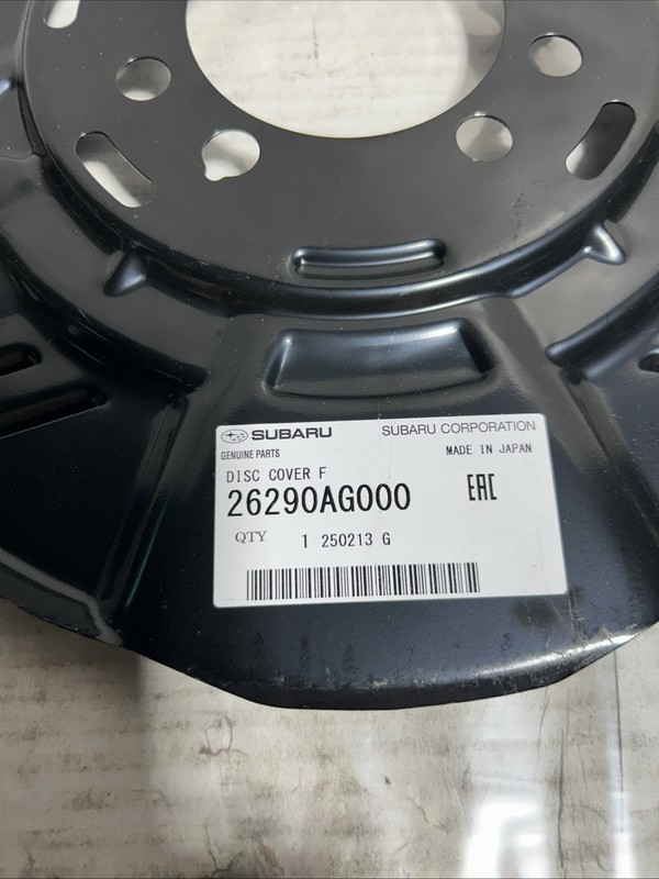 OEM Subaru Front Brake Backing ,Shield 2008-18 26290AG000 gallery