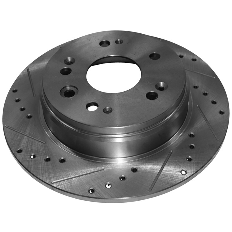 282mm Drilled & Slottd Brake Rotors for Honda CR-V 2002 2003 2004 L4 2.4L Rear gallery