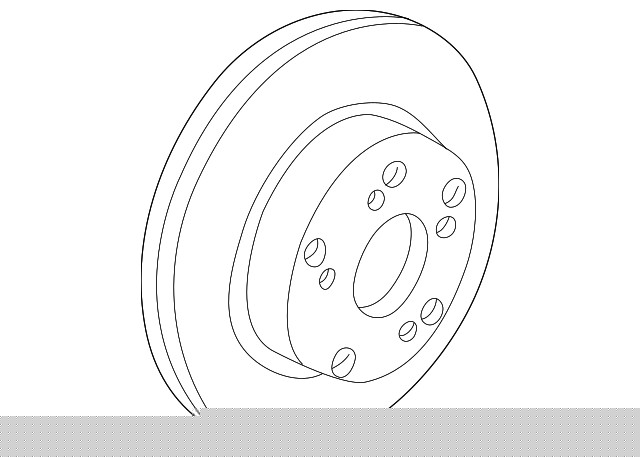 Genuine Honda Disc Brake Rotor 42510-SJC-A50