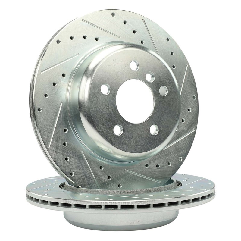 Brake Disc and Pad Kits 2-Wheel Set Rear for 535 528 BMW 535d ActiveHybrid 5 gallery