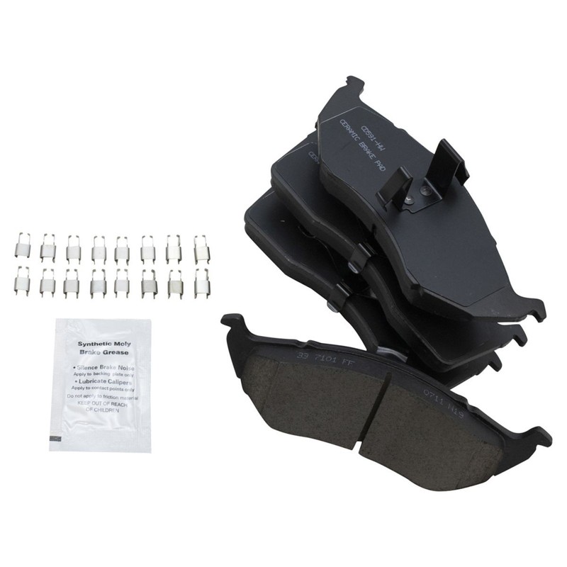 Front Ceramic Brake Pad, Rotor & Caliper Kit for Dodge gallery