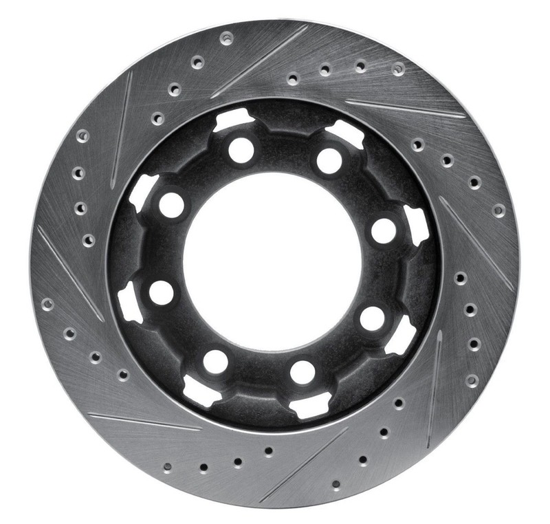 Dynamic Friction 631-40048R Front Right Drilled & Slotted Brake Rotor gallery