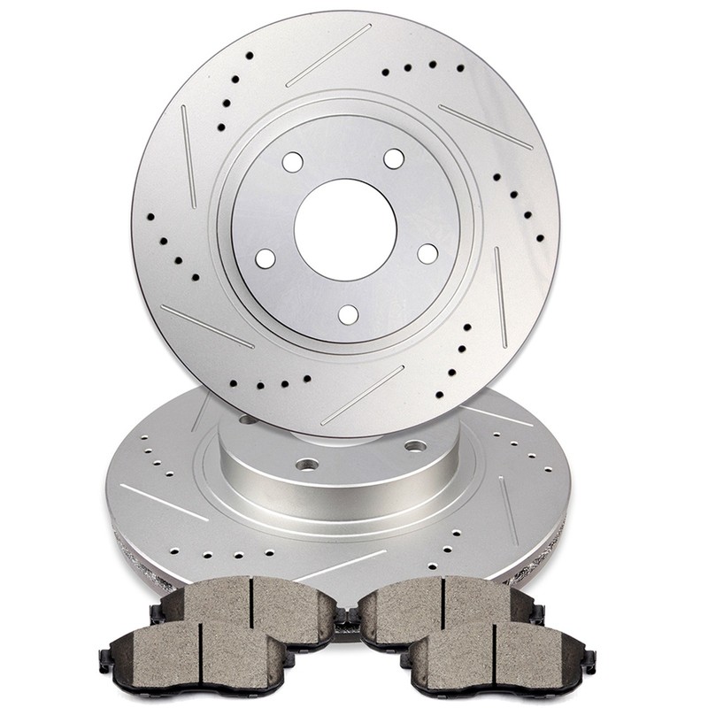 Drilled Front Brake Pads Rotors For Nissan Maxima For Infiniti I35 2003-2005