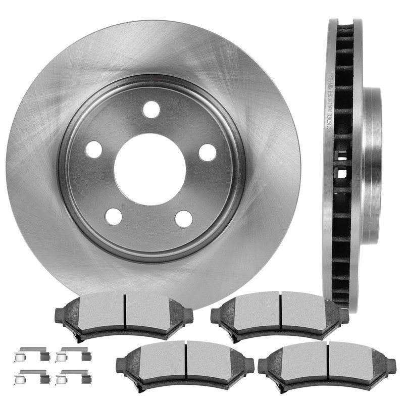 Fits Saturn Relay For Chevrolet Uplander 2005 Brake Rotors 4X Ceramic Pads Front gallery