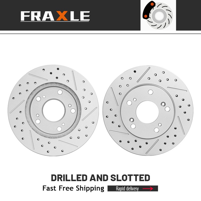 For Honda Civic 2004 – 2011 Cr-Z Acura Rsx 2002 – 2006 Front Brake Rotors Set