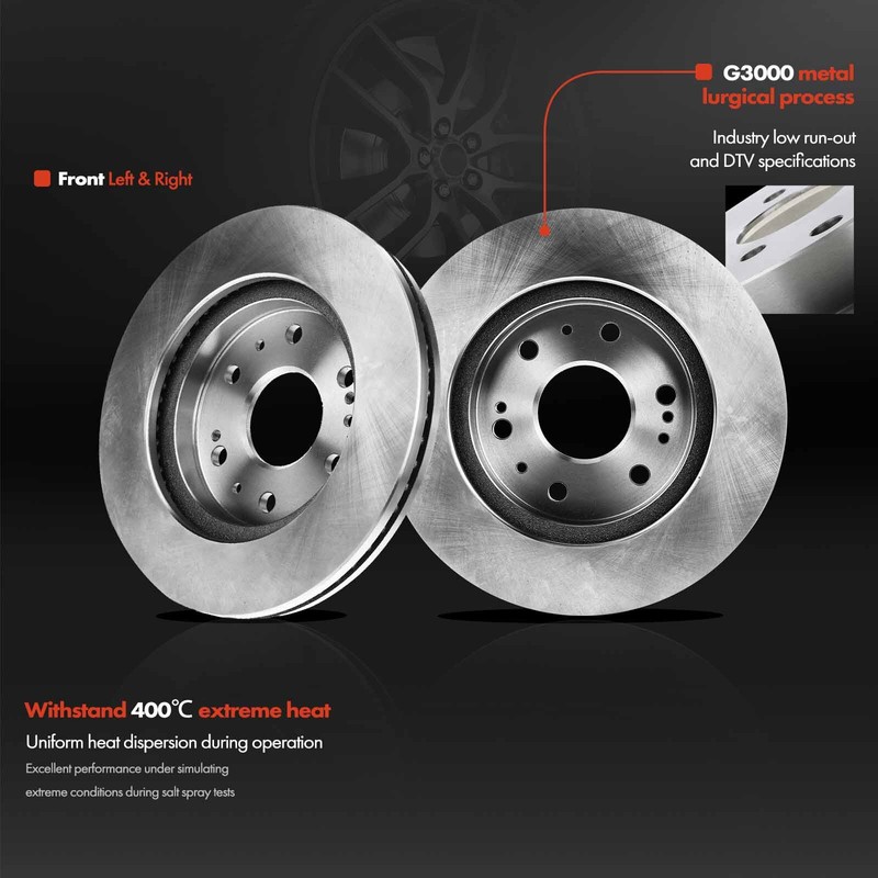 Front Disc Brake Rotors for Chevy Silverado 1500 GMC Sierra 1500 Yukon Cadillac gallery