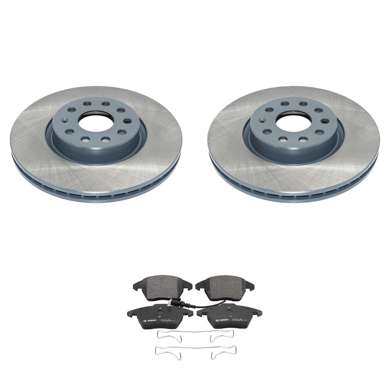 DuraGo Front Rotors Bosch QuietCast Semi-Met Disc Brake Pads Kit For TT Quattro
