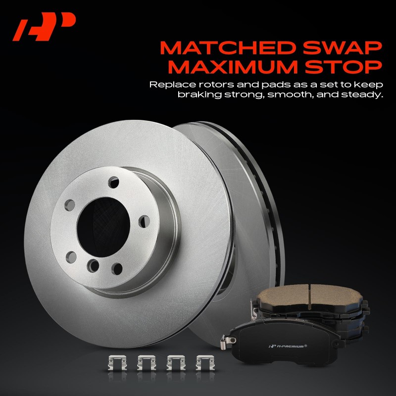 A-Premium Front Side Disc Brake Rotor for BMW 320i 2013-2018 228i 230i 323i 328d gallery