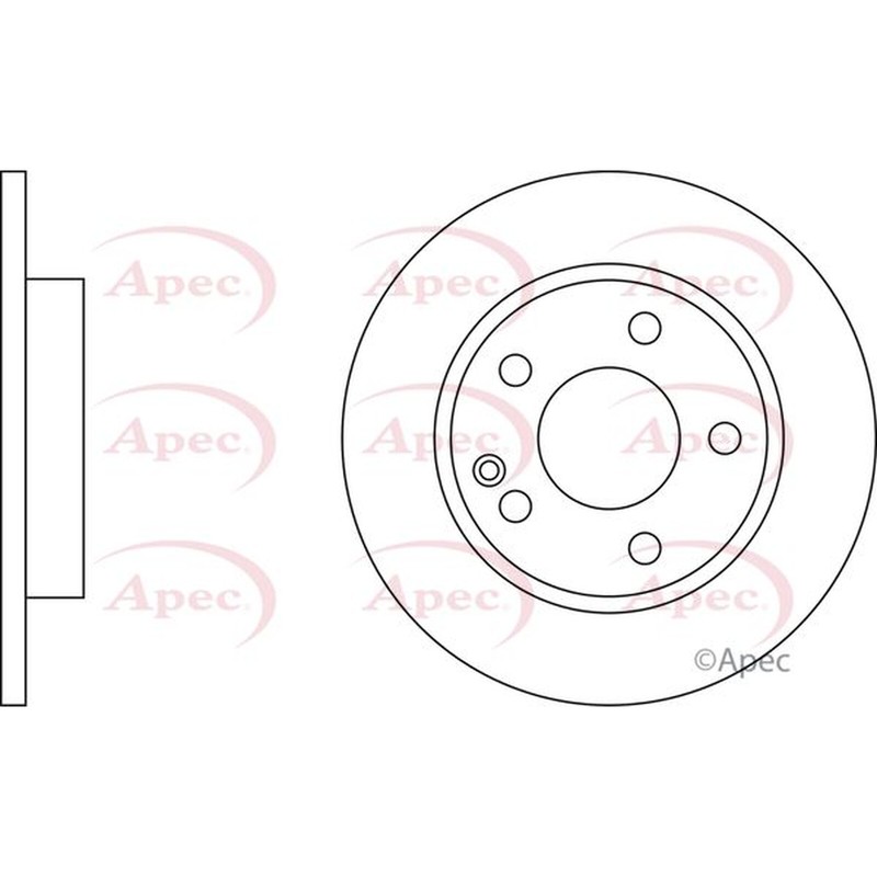 Apec Front Brake Disc (DSK800) - OE High Quality Precision Engineered Part