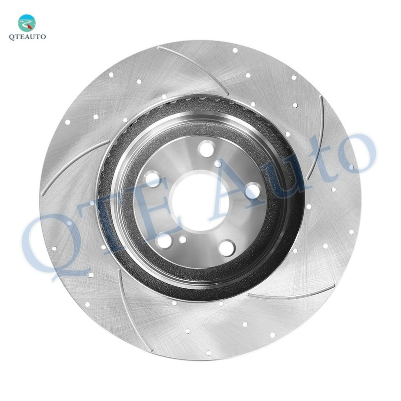 Set of 4 Front-Rear Drilled Slotted Brake Disc Rotors For 2006-2008 Lexus RX400H gallery