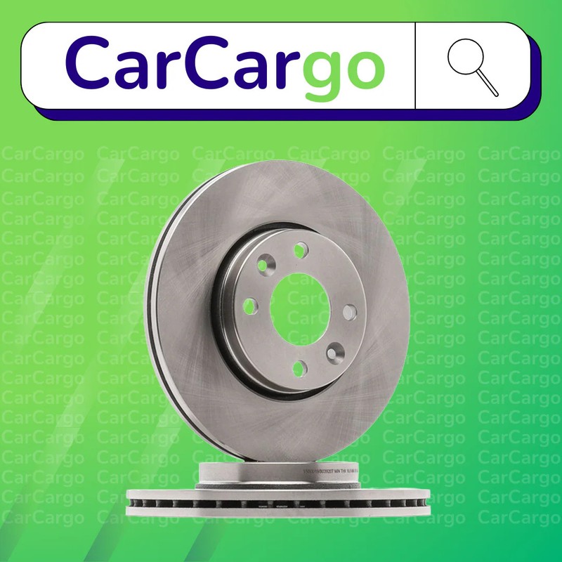 Front Brake Discs x2 FOR Renault Clio 1.5 dCi 90 2012-2021 Vented 257.8mm