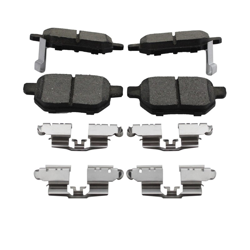 DuraGo Rear Rotors Bosch QuietCast Ceramic Disc Brake Pad Kit For Scion tC 11-16 gallery