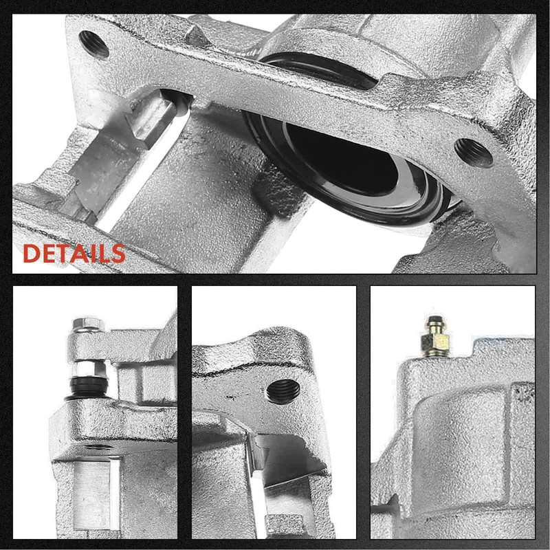 Front & Rear Disc Rotor & Ceramic Brake Pad + Brake Caliper for Dodge Nitro Jeep gallery
