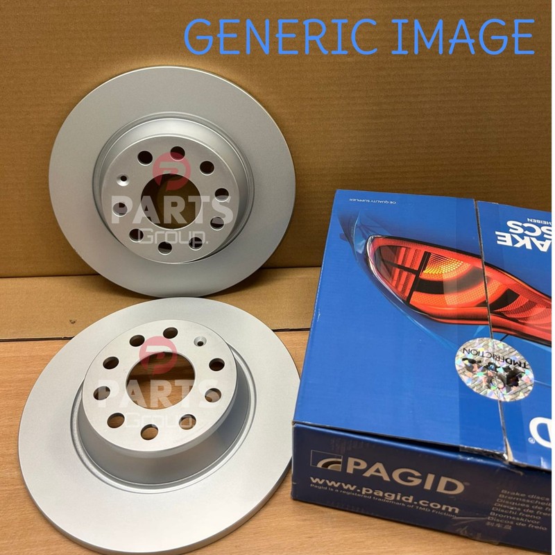 FITS AUDI Q3 35 TDI 18+ 2 X REAR PAGID BRAKE DISCS 300MM NEW