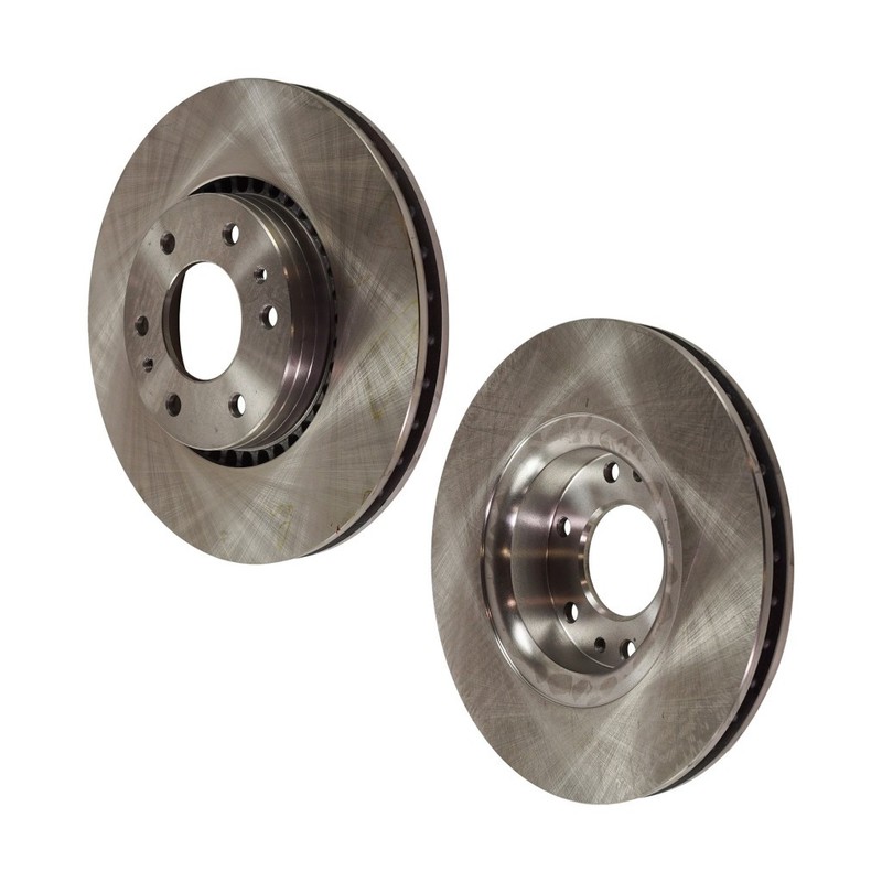 For GMC Envoy XUV 2004 2005 Brake Discs Front | Pair | Cast Iron | Plain Surface