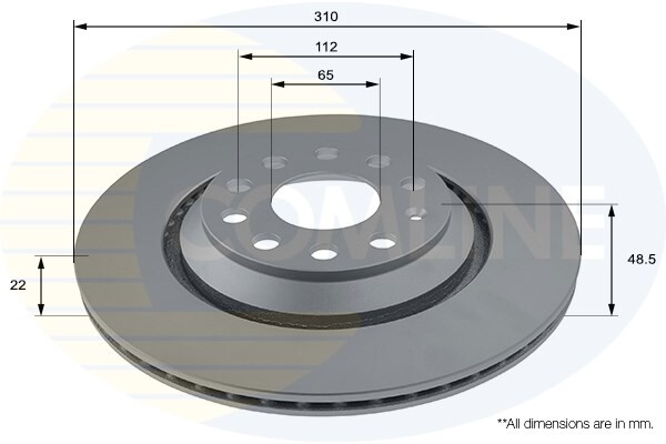 Brake Disc Front Rear Comline Fits Superb Yeti Golf Tiguan Allspace A3 Leon gallery