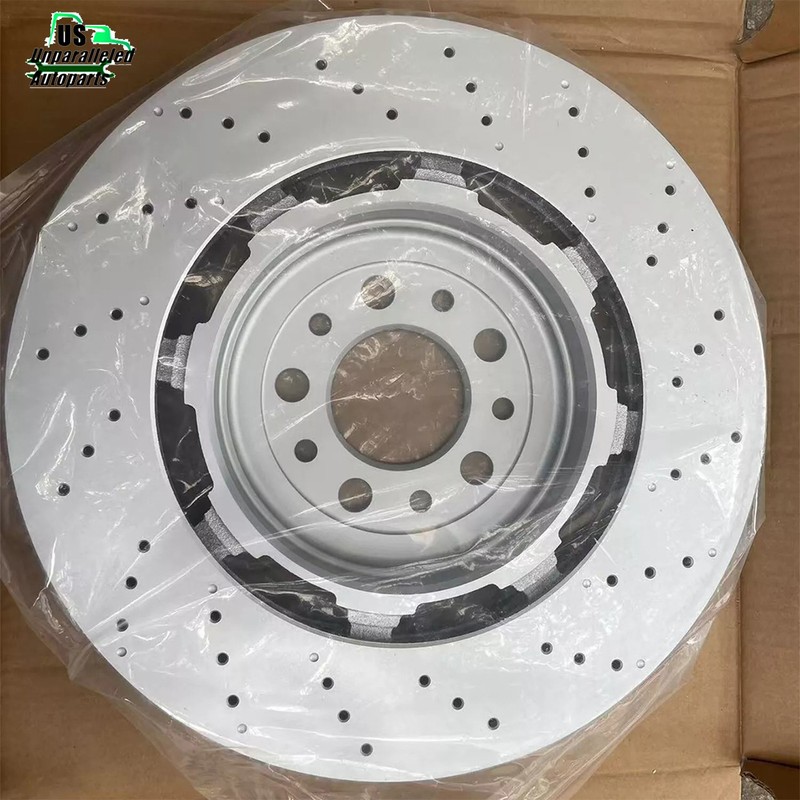 4X Front+Rear Brake Rotors For Alfa Romeo Giulia Stelvio Quadrifoglio 2017-24 gallery