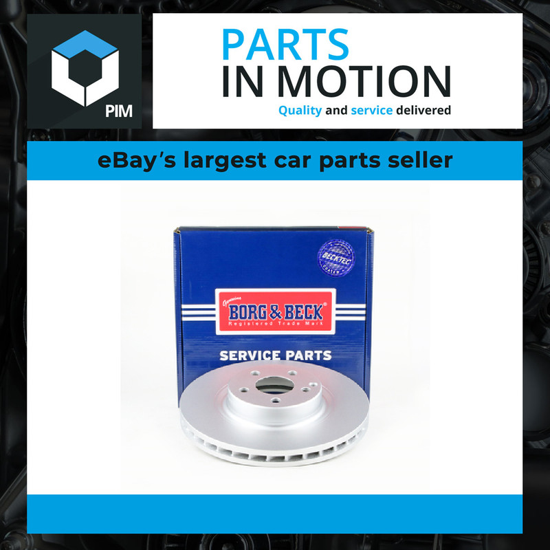 2x Brake Discs Pair Vented fits MERCEDES CLS280 C219 3.0 Front 08 to 10 M272.943