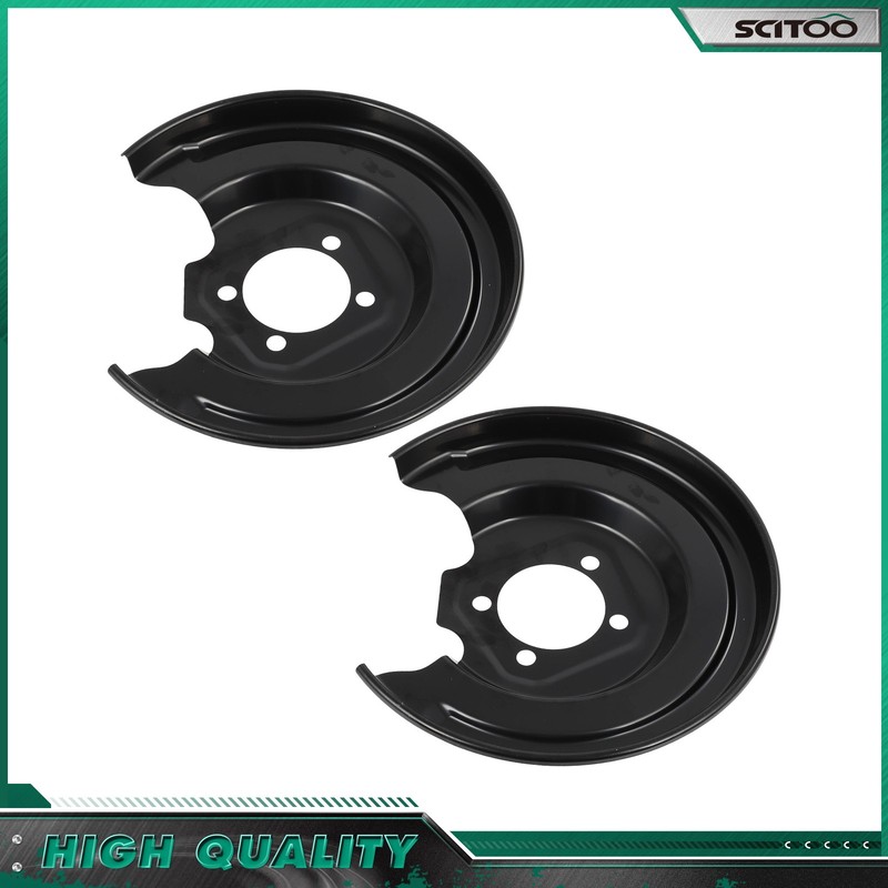 Rear LH & RH Side Brake Backing Plates for Toyota Prius 47881-12071 47882-12071 gallery