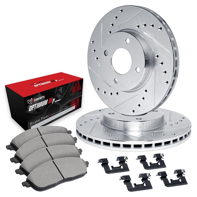 WGUH1-91001 R1 Concepts Brake Disc and Pad Kits 2-Wheel Set Front for Scion iQ gallery