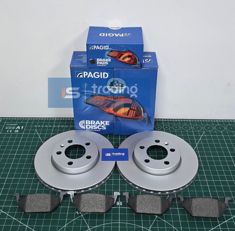 FOR AUDI A1 1.0 TFSI 25 30 2018-2025 FRONT BRAKE DISCS + BRAKE PADS PAGID 256mm gallery