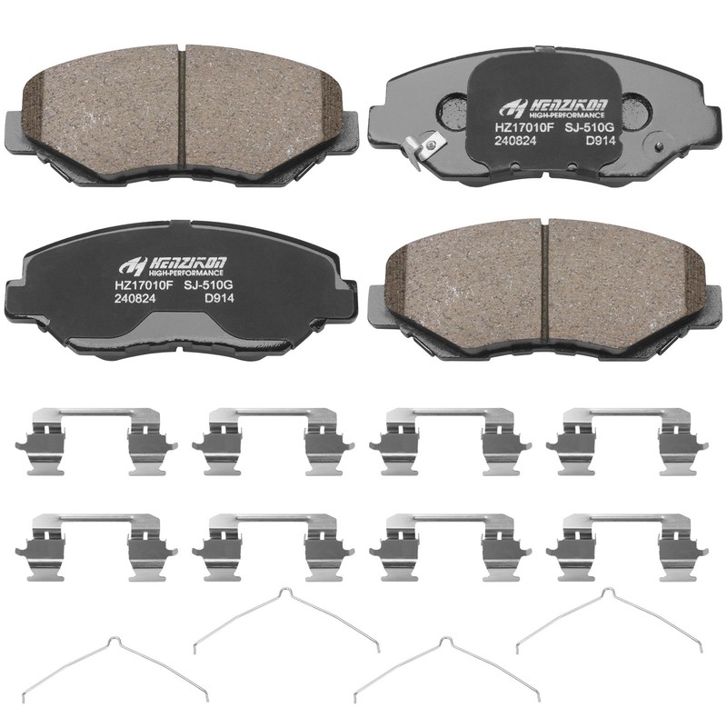 Front Drilled Rotors Ceramic Brake Pads for Honda Accord Civic Element ILX gallery