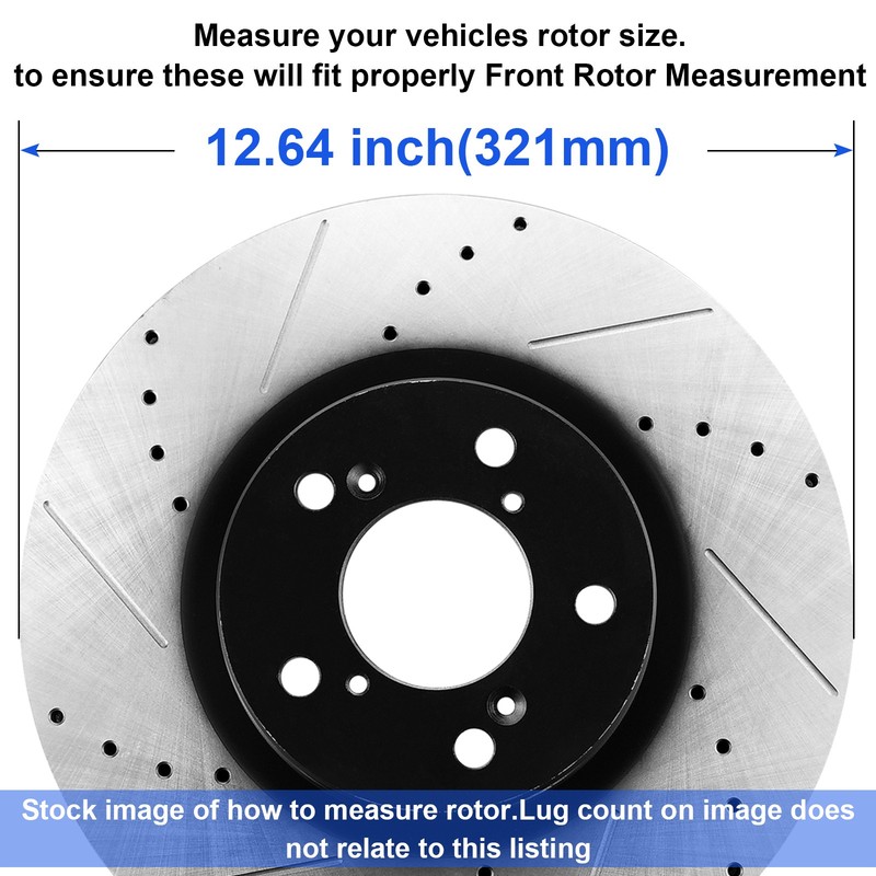 Front Disc Rotors and Brake Pads for Chevy Equinox Malibu Impala Lacrosse 5 Lugs gallery