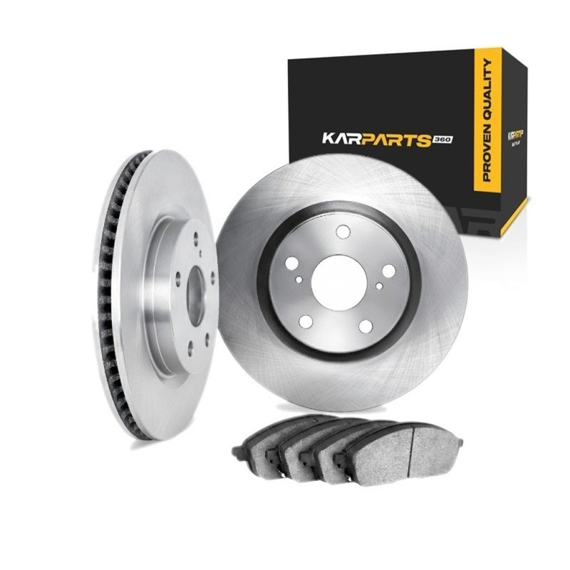 Brake Rotor Set Front | Cast Iron | Solid | 114.3 Mm./4.50 In. Bolt Circle 5 Lug