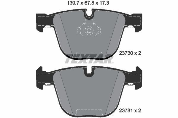 TEXTAR Brake Discs & Pads Front & Rear Braking Service Set Fits BMW 6 Series gallery