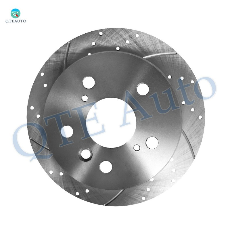Rear 269mm Drilled Slotted Brake Disc Rotors For 2005-2007 Toyota Avalon gallery