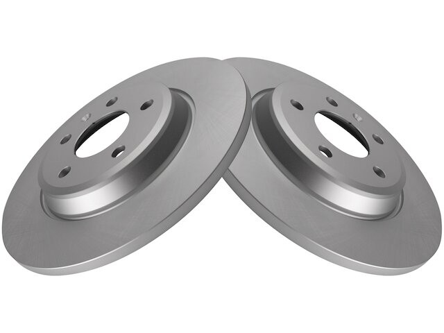 TRQ 62VG28T Rear Brake Rotor Set Fits 2009-2017 Audi Q5 2.0L 4 Cyl