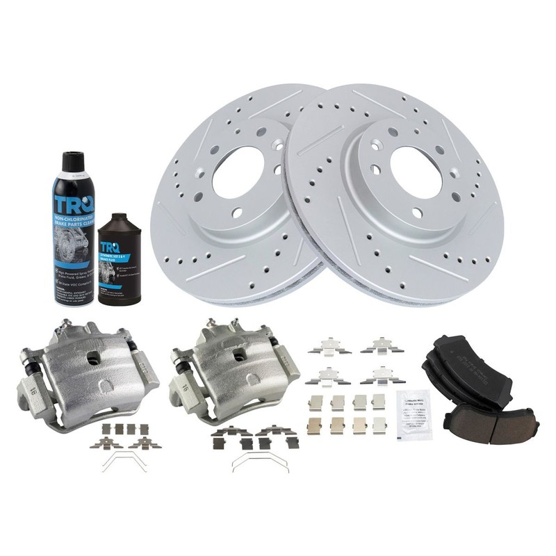TRQ Performance Front Brake Pad & Rotor Kit Fits Ford Lincoln Mercury gallery