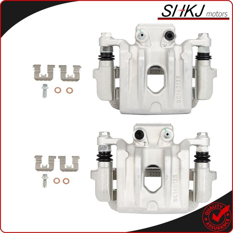 Rear Brake Calipers w/ Bracket Pair LH RH Fits 2013-18 Hyundai Santa Fe Sport gallery