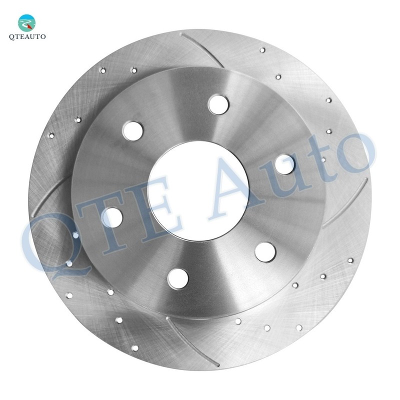Set 4 Front 294.9mm-Rear 330.2mm Drilled Brake Rotor To 2000 Chevrolet Tahoe 4WD gallery