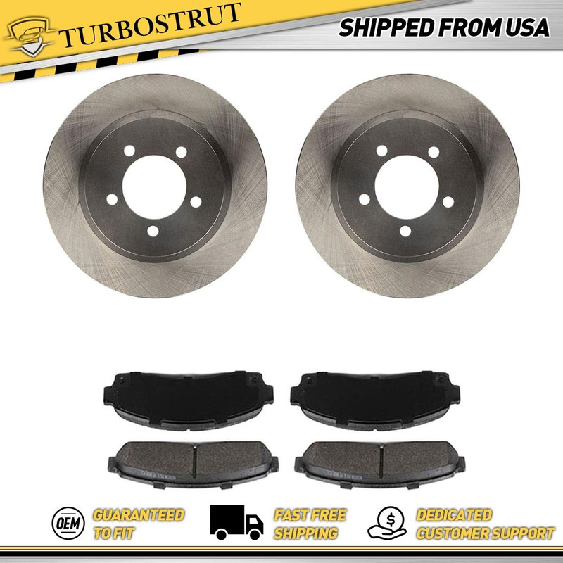 Front OE Brake Rotors Brake Pads Kit For 2002-2005 Mercury Mountaineer