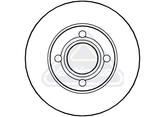 Fits Audi 80 1991-1994 1.6 1.9 TDi Brake Disc Front National 895615301 gallery