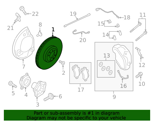 Genuine Porsche Rotor 9Y0-615-302 gallery