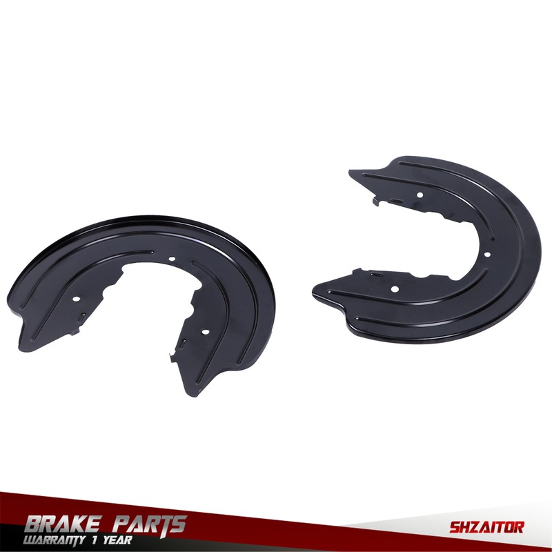 Rear Disc Brake Dust & Splash Shield Pair For Ford Mustang 1994-2004 8.8" New gallery