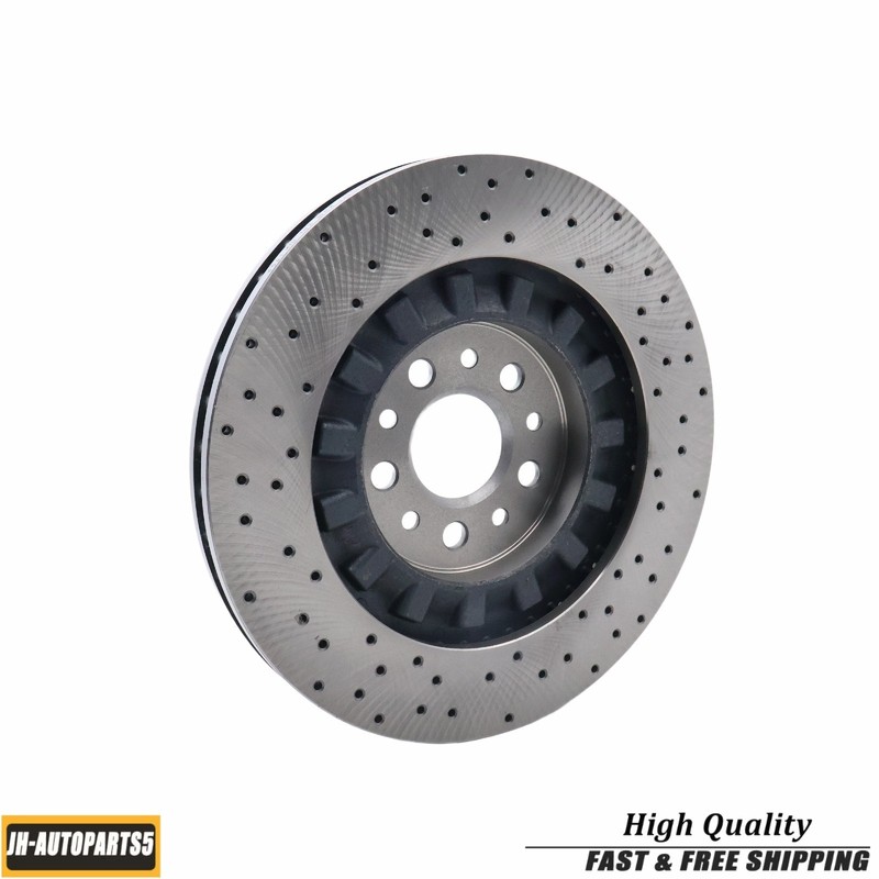 2*Front Floating Drilled Vented Rotor For Maserati Ghibli Quattroporte 670030935 gallery