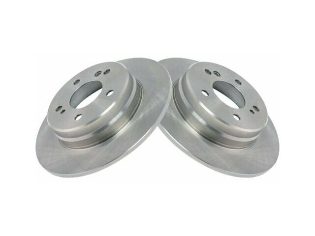 TRQ 61ZM31M Rear Brake Rotor Set Fits 1990-1993 Mercedes 300CE