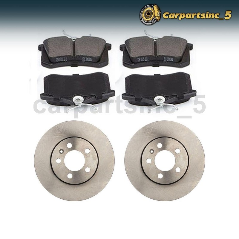 Rear Brake Pad Brake Rotor Fits Audi TT Quattro Seat Leon Volkswagen Golf