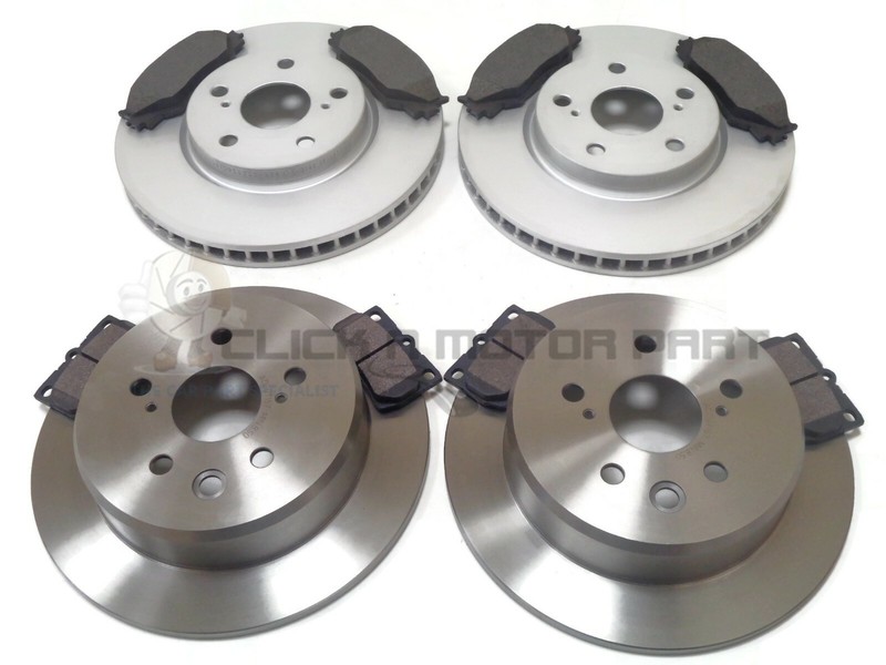 Front And Rear Brake Discs & Pads For Lexus IS300H (Check Rear Solid Discs)