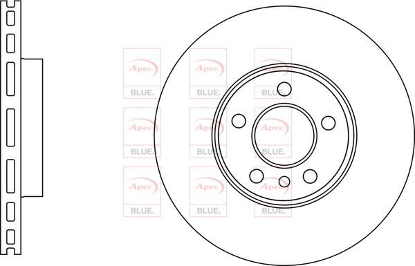 Brake Discs Pair Front FOR MINI F55 1.2 1.5 13->ON Diesel Petrol Blue gallery