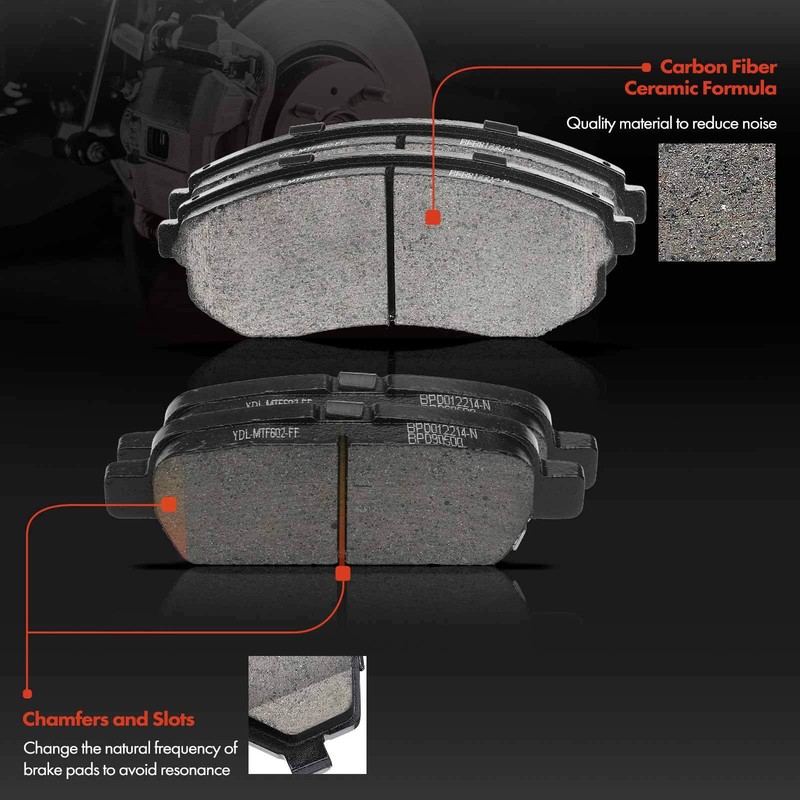 Front & Rear L&R Drilled Brake Rotors for Nissan Sentra 2007 2008-2012 L4 2.5L gallery