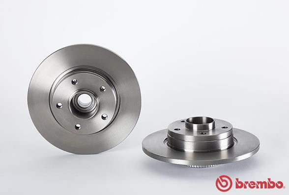 Fits Vauxhall Vivaro 2001-2014 Renault Trafic 2001- Brembo Rear Brake Disc gallery